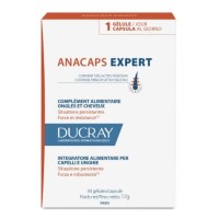 Ducray Anacaps Expert Integratore per Capelli e Unghie 30 Capsule