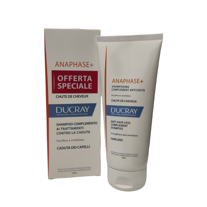 Ducray Anaphase+ Shampoo Complemento ai Trattamenti Contro la Caduta dei Capelli 200 ml