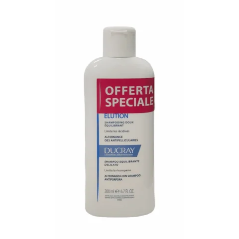 Ducray Elution Shampoo Equilibrante Delicato 200 ml - Limita la ricomparsa della forfora Ducray Elution Shampoo Equilibrante Delicato 200 ml - Limita la ricomparsa della forfora