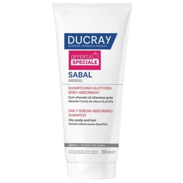 Ducray Sabal Argeal Shampoo quotidiano sebo-assorbente 200ml
