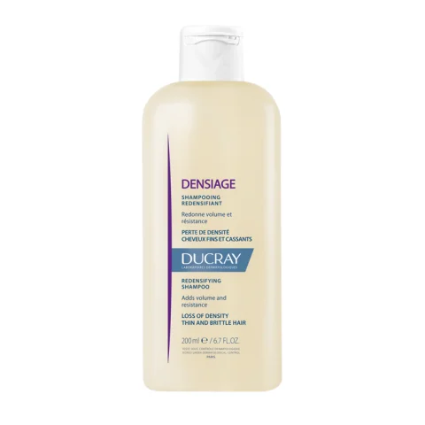 Ducray Densiage Shampoo Ridensificante 200 ml - Ridona volume ed elasticità ai capelli fini che si spezzano