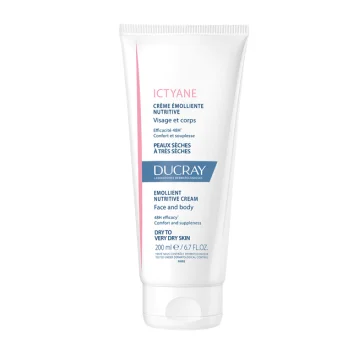 Ducray Ictyane Crema Emolliente Nutritiva Viso e Corpo per Pelli da Secche a Molto Secche 200 ml