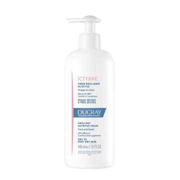 Ducray Ictyane Crema Emolliente Nutritiva Viso e Corpo per Pelli da Secche a Molto Secche 400 ml