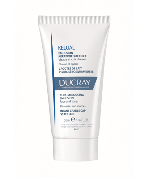 Ducray Kelual Emulsione 50 ml - Per la crosta lattea del neonato e pelle sebo-squamosa dell’adulto