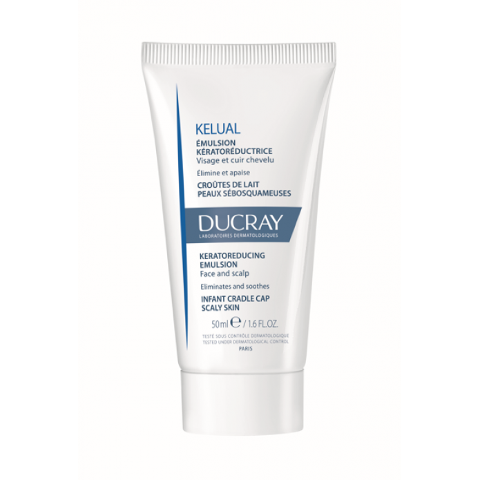 Ducray Kelual Emulsione 50 ml - Per la crosta lattea del neonato e pelle sebo-squamosa dell’adulto