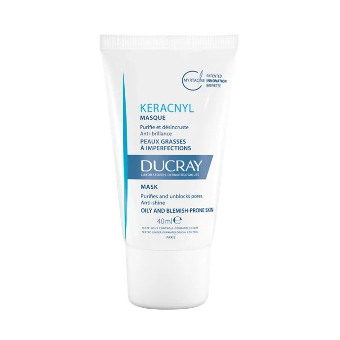 Ducray Keracnyl Maschera 40 ml - Trattamento purificante per pelli miste e grasse