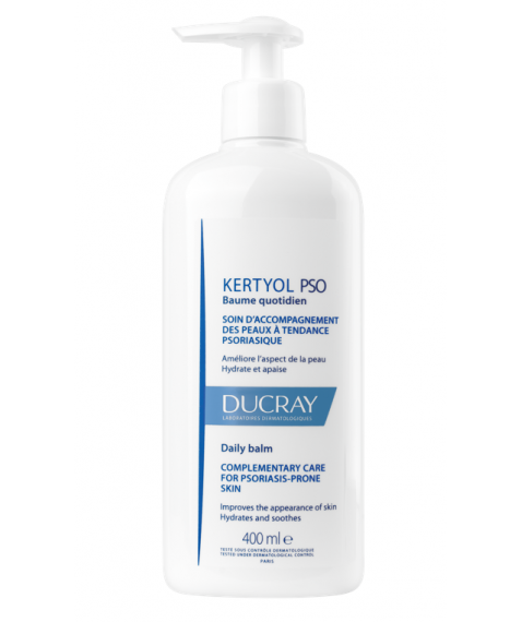 Ducray Kertyol PSO Balsamo Idratante Quotidiano Corpo per Pelle con Placche Secche a Tendenza Psoriasica 400 ml