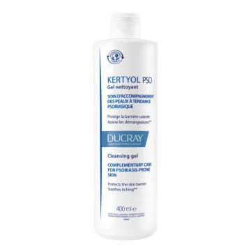 Ducray Kertyol PSO Gel Detergente per Pelle con Placche Secche a Tendenza Psoriasica 400 ml