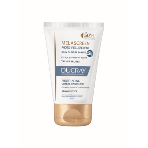Ducray Melascreen Foto-Invecchiamento Crema Mani Protezione Molto Alta Spf50+ - Trattamento globale corregge protegge e nutre Ducray Melascreen Foto-Invecchiamento Crema Mani Protezione Molto Alta Spf50+ - Trattamento globale corregge protegge e nutre