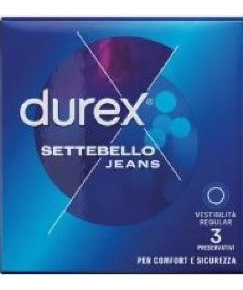 DUREX SETTEBELLO JEANS 3 PRESERVATIVI