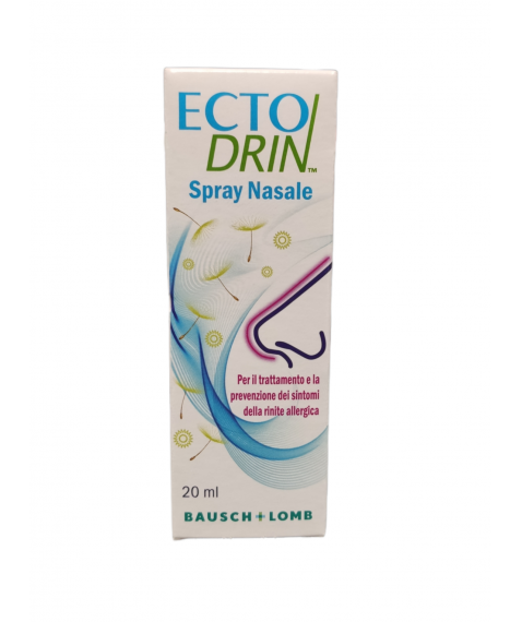 Ectodrin Spray Nasale 20 ml - Per il trattamento e la prevenzione dei sintomi della rinite allergica 