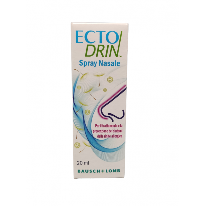 Ectodrin Spray Nasale 20 ml - Per il trattamento e la prevenzione dei sintomi della rinite allergica 