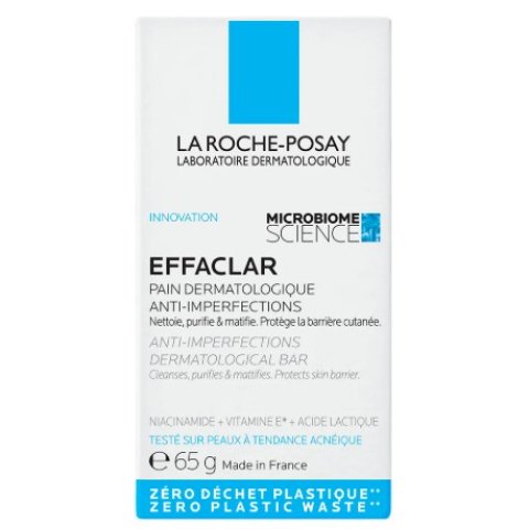 La Roche Posay Effaclar Detergente Solido Anti-Imperfezioni 65 grammi La Roche Posay Effaclar Detergente Solido Anti-Imperfezioni 65 grammi