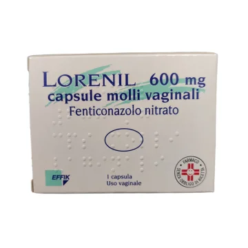 Lorenil 1 Capsula Molle Vaginale 600 mg per Micosi Vaginali