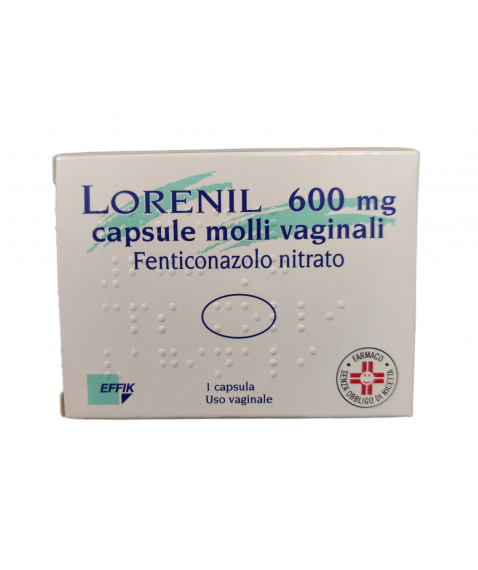 Lorenil 1 Capsula Molle Vaginale 600 mg per Micosi Vaginali