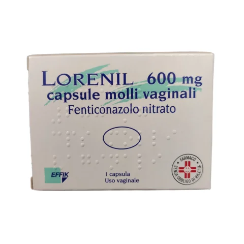 Lorenil 1 Capsula Molle Vaginale 600 mg per Micosi Vaginali