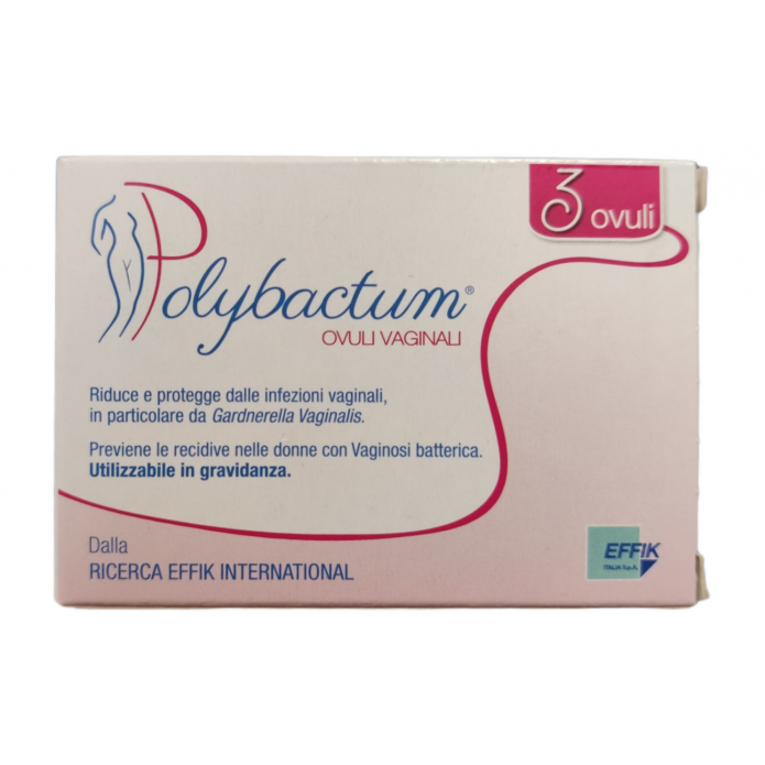 Polybactum 3 Ovuli Vaginali per Ridurre e Prevenire le Infezioni Vaginali