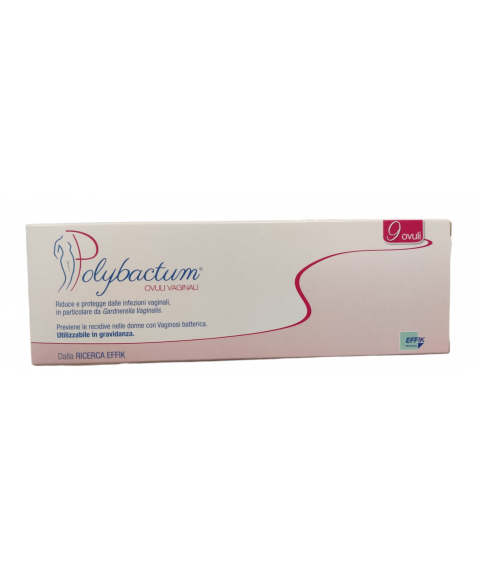 Polybactum 9 Ovuli Vaginali per Ridurre e Prevenire le Infezioni Vaginali