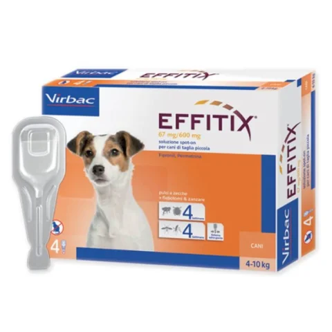Effitix Antiparassitario per cani da 4 a 10 kg - 4 pipette