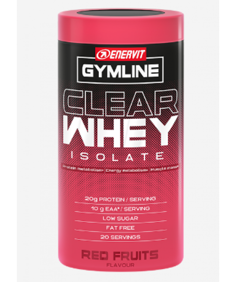 Gymline Clear Whey Isolate Protein Gusto Frutti Rossi 480 gr proteine in polvere