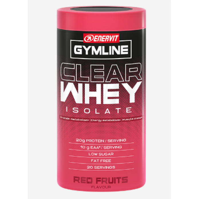 Gymline Clear Whey Isolate Protein Gusto Frutti Rossi 480 gr proteine in polvere