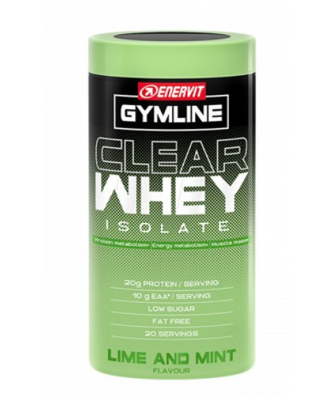 Gymline Clear Whey Isolate Protein Gusto Lime e Menta 480 gr proteine in polvere