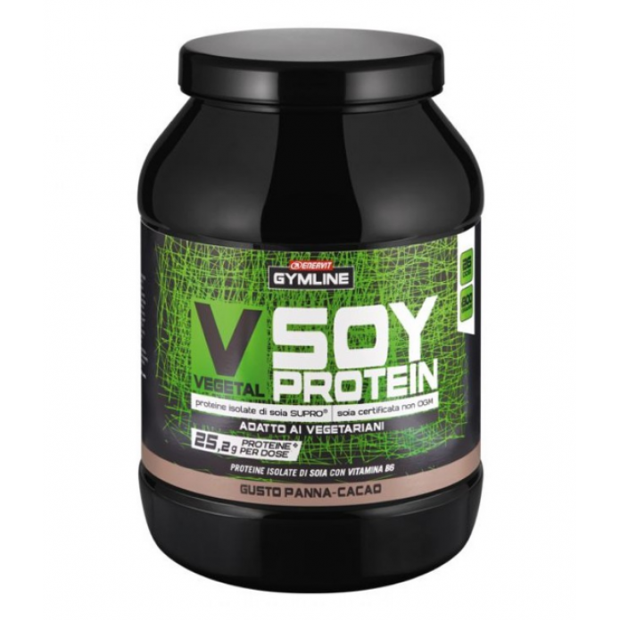 Enervit Gymline Vegetal Soy Protein Gusto Panna-Cacao 800 gr integratore di proteine di soia