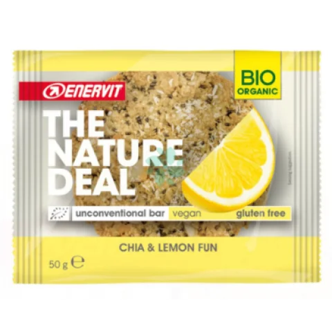 ENERVIT THE NATURE DEAL - SNACK BIOLOGICO VEGANO CHIA & LIMONE 50 Gr