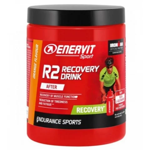 ENERVIT SPORT R2 RECOVERY DRINK INTEGRATORE ALIMENTARE GUSTO ARANCIA 400 GR BEVANDA DI RECUPERO