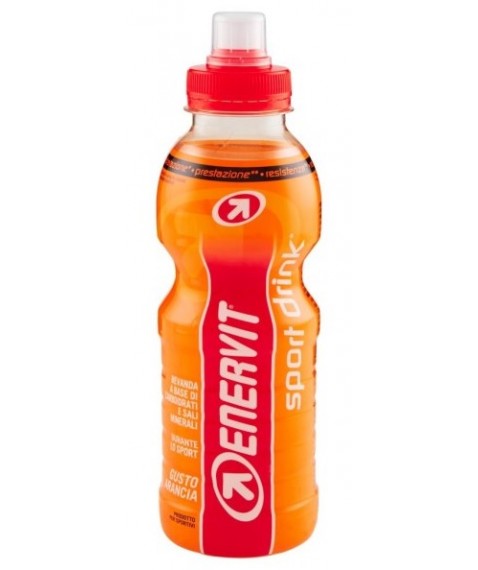 Enervit Sport Drink Gusto Arancia 500 ml - Bevanda a base di carboidrati e sali minerali