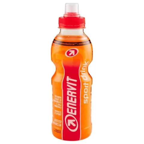 Enervit Sport Drink Gusto Arancia 500 ml - Bevanda a base di carboidrati e sali minerali