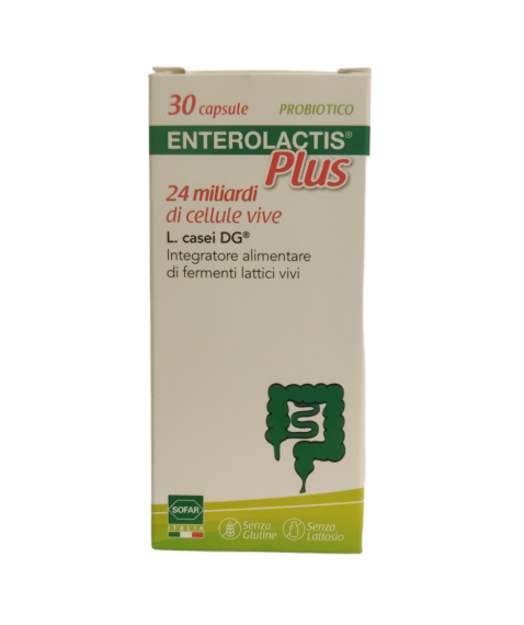 Enterolactis Plus 30 Capsule - Integratore di fermenti lattici 