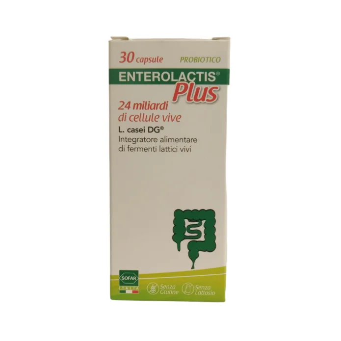 Enterolactis Plus 30 Capsule - Integratore di fermenti lattici 