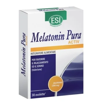 Esi Melatonin Pura Activ 30 Ovalette - Integratore per favorire il Sonno