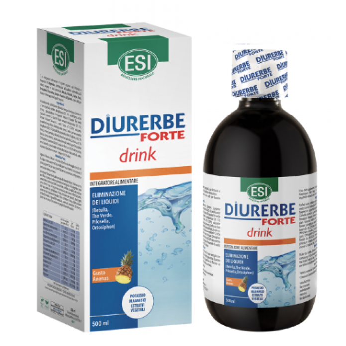 Esi Diurerbe Forte Drink 500 ml Ananas - Drenante e depurativo