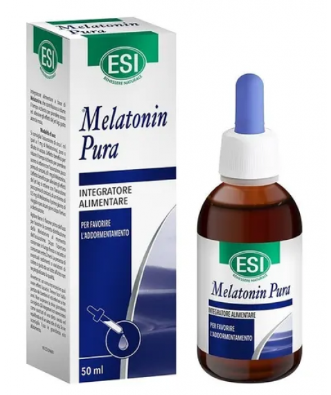 Esi Melatonin Pura Gocce 50 ml - Integratore con melatonina per conciliare il sonno