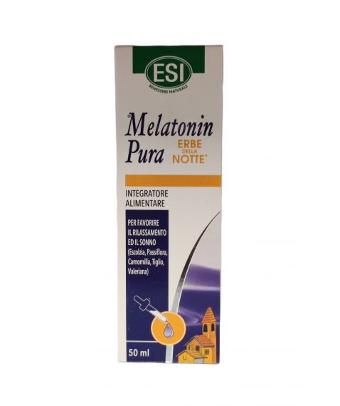 Esi Melatonin Pura Gocce Erbe della Notte 50 ml - Integratore sonno tranquillo 