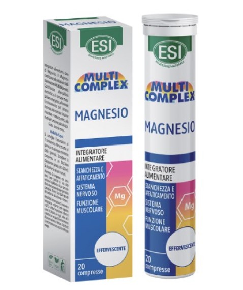 Esi Multicomplex Magnesio 20 Compresse Effervescenti - Contro la stanchezza e l'affaticamento