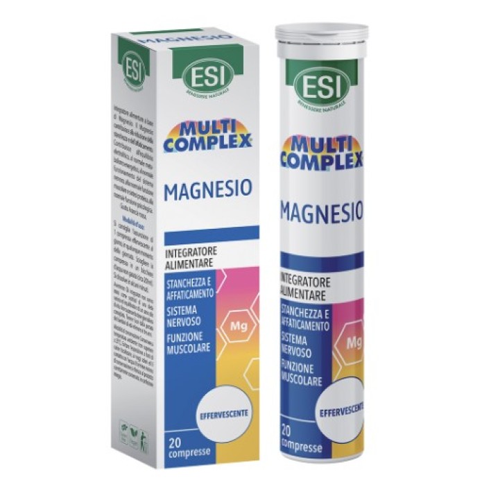 Esi Multicomplex Magnesio 20 Compresse Effervescenti - Contro la stanchezza e l'affaticamento