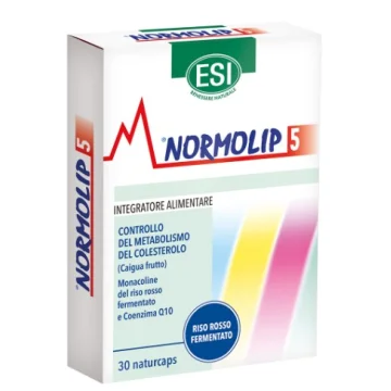 Esi Normolip 5 30 Naturcaps - Integratore per il controllo del metabolismo del colesterolo