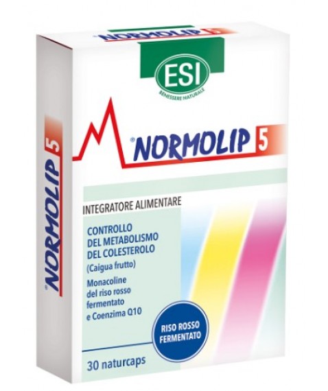 Esi Normolip 5 30 Naturcaps - Integratore per il controllo del metabolismo del colesterolo