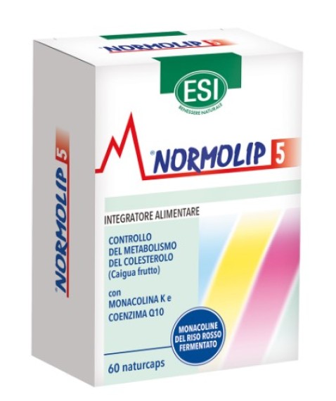 Esi Normolip 5 60 Naturcaps - Per controllare il livello del colesterolo 