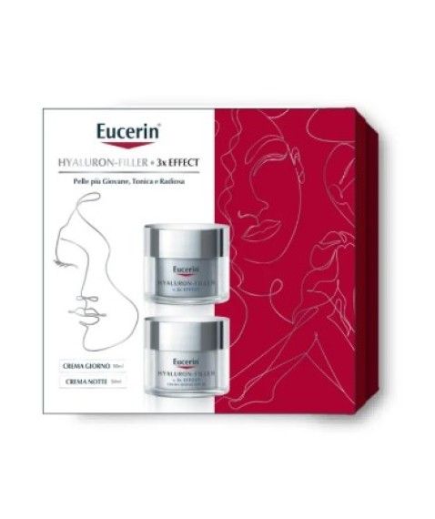 Eucerin Hyaluron-Filler Cofanetto di Natale Crema Giorno e Crema Notte