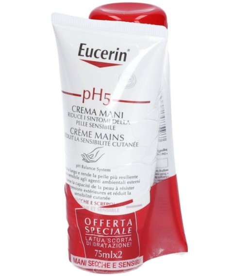 Eucerin Bipacco Ph5 Crema Mani 2x75ml