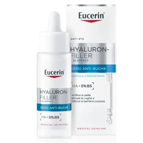 Eucerin Hyaluron Filler + 3x Effect Siero Antirughe Concentrato 30ml