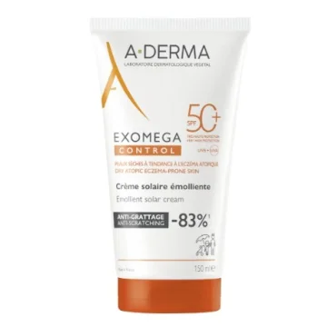 A-Derma EXOMEGA CONTROL Crema Solare Emolliente spf50+