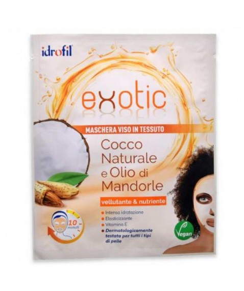 MASCHERA VISO TESSUTO EXOTIC