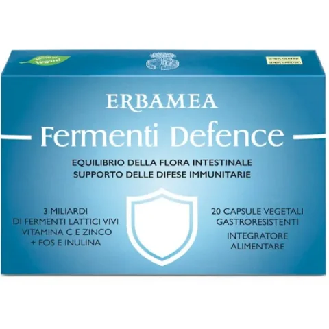 FERMENTI DEFENCE 20 Capsule vegetali gastroresistenti