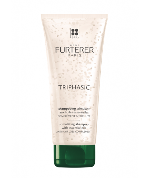 Rene Furterer Thriphasic Shampoo Stimolante con Oli Essenziali 200 ml - Complemento contro la caduta dei capelli