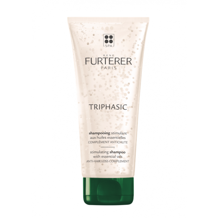 Rene Furterer Thriphasic Shampoo Stimolante con Oli Essenziali 200 ml - Complemento contro la caduta dei capelli